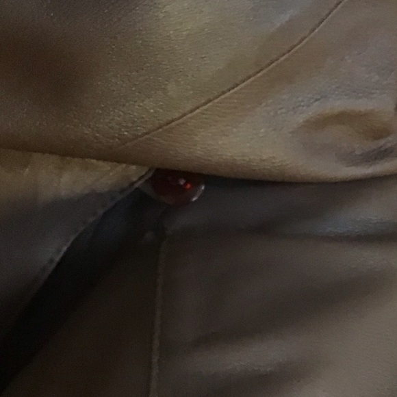 KONUK Genuine Leather Coat, full length, buttery soft, Leather, coat brown - Picture 5 of 16